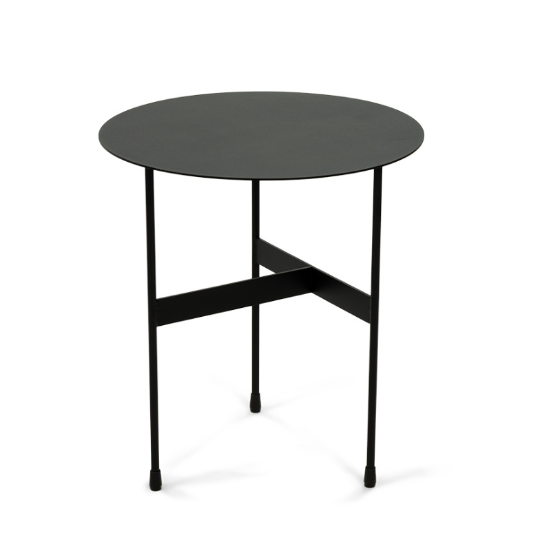 Spinder design bijzettafel MIRA HOOG zwart